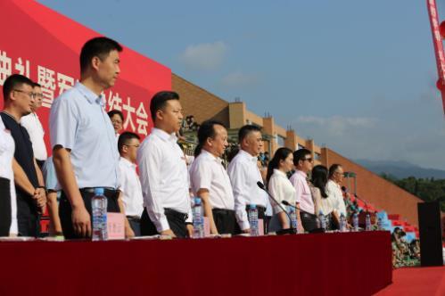 72886必赢网站举行2023级新生开学典礼暨军训总结大会